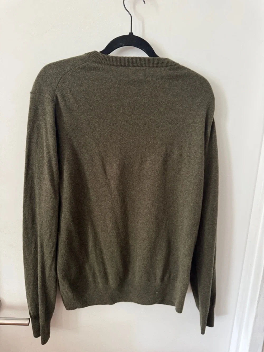 J. Crew Men's Cashmere Crewneck Sweater Olive